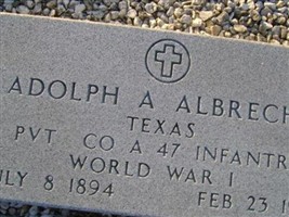 Adolph A. Albrecht Adolph A. Albrecht