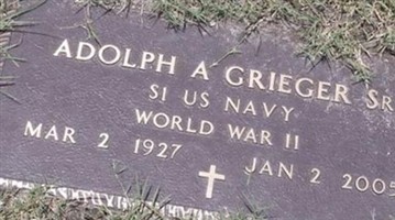 Adolph Albin Grieger, Sr