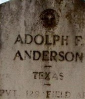Adolph F. Anderson Adolph F. Anderson