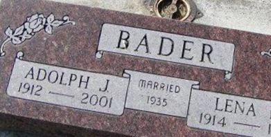 Adolph J Bader Adolph J Bader