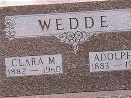 Adolph J Wedde