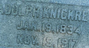 Adolph Knickrehm Adolph Knickrehm