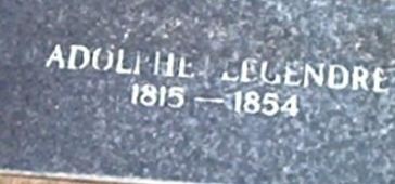 Adolphe Legendre Adolphe Legendre