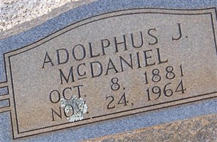 Adolphus J Mc Daniel Adolphus J Mc Daniel