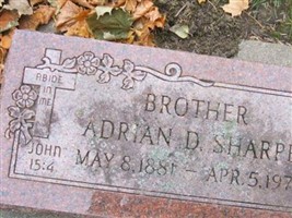 Adrian D. Sharpe Adrian D. Sharpe