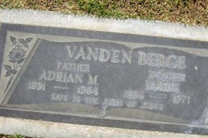 Adrian Michiel Vanden Berge Adrian Michiel Vanden Berge