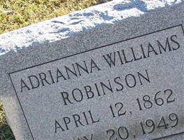 Adrianna Williams Robinson Adrianna Williams Robinson
