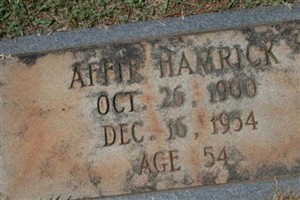 Affie Hamrick Affie Hamrick