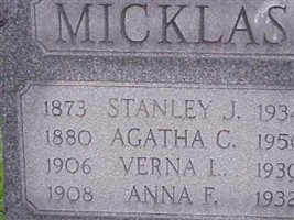 Agatha C Micklas