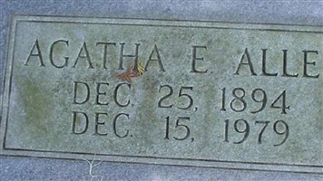 Agatha E Allen