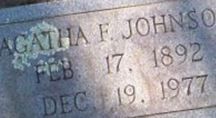 Agatha F. Johnson