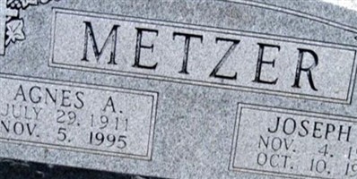 Agnes A Metzer