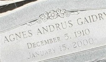 Agnes Andrus Gaidry