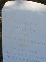 Agnes C Thomasson Agnes C Thomasson