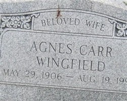 Agnes Carr Wingfield