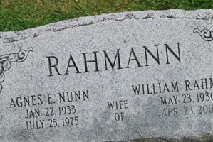 Agnes E Nunn Rahmann
