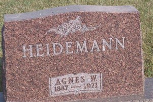 Agnes Hulda Wilhelmina Heidemann Agnes Hulda Wilhelmina Heidemann