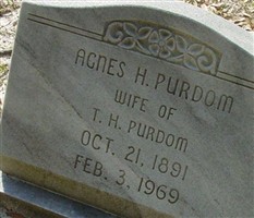 Agnes Isabel Harrell Purdom Agnes Isabel Harrell Purdom