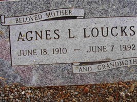 Agnes L Loucks Agnes L Loucks