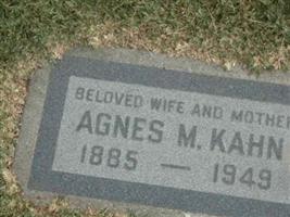 Agnes M Kahn