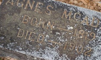 Agnes McAdam Agnes McAdam