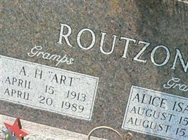 A H "Art" Routzon A H "Art" Routzon