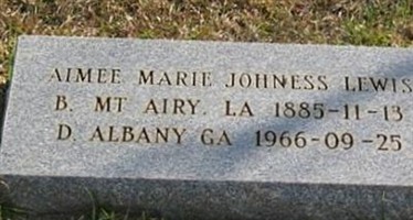 Aimee Marie Johness Lewis