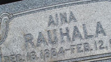 Aina Elizabeth Rauhala Aina Elizabeth Rauhala