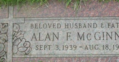 Alan F McGinnis Alan F McGinnis