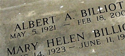Albert A. Billiot Albert A. Billiot