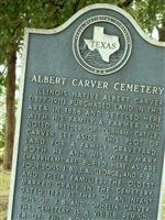 Albert Carver Cemetery