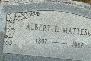 Albert D. Matteson Albert D. Matteson