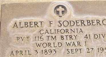 Albert F Soderberg Albert F Soderberg