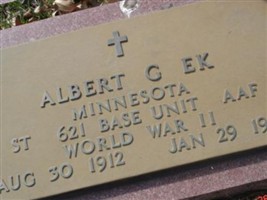 Albert G. Ek Albert G. Ek
