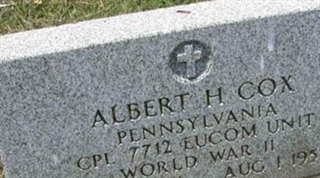 Albert H Cox Albert H Cox