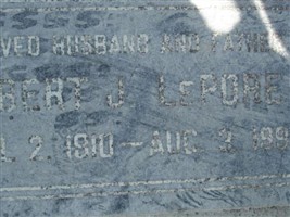 Albert J. LePore Albert J. LePore
