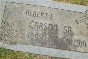 Albert L. Carson, Sr Albert L. Carson, Sr