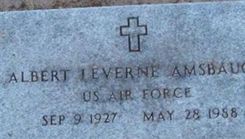 Albert Leverne Amsbaugh Albert Leverne Amsbaugh