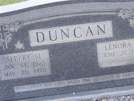 Albert M. Duncan Albert M. Duncan