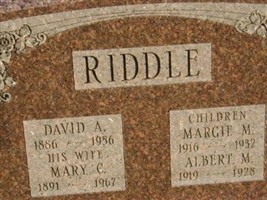 Albert M. Riddle Albert M. Riddle