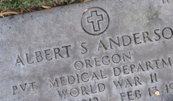 Albert S Anderson Albert S Anderson