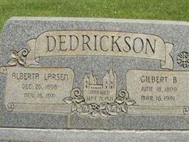 Alberta Larsen Dedrickson Alberta Larsen Dedrickson