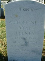 Albertine Catherine "Teeny" Ryan Feeney Albertine Catherine "Teeny" Ryan Feeney
