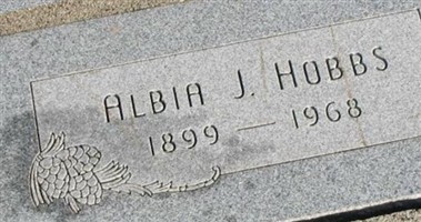 Albia J Hobbs Albia J Hobbs