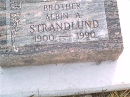 Albin A Strandlund Albin A Strandlund