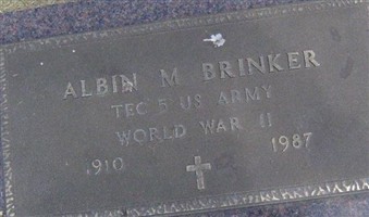 Albin M Brinker Albin M Brinker