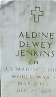 Aldine Dewey "Bo" Jenkins Aldine Dewey "Bo" Jenkins