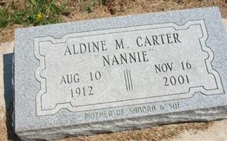 Aldine M. "Nannie" Chappel Carter