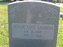 Alease Cole Andrews Alease Cole Andrews