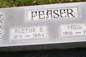 Aletha E. Hatfield Feaser Aletha E. Hatfield Feaser